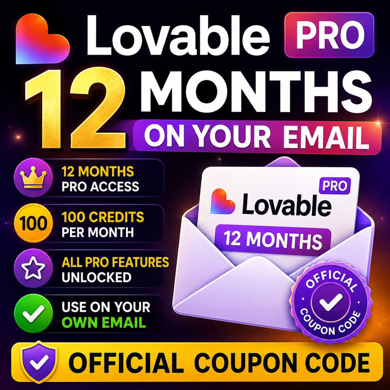 Lovable Pro 12Months Digital Tools