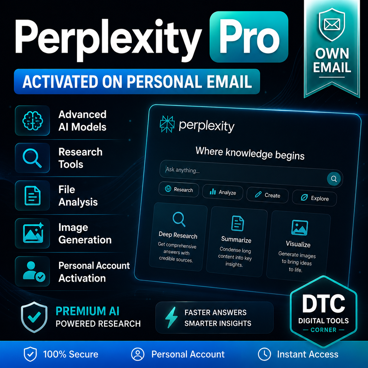 Perplexity Pro 1Month Digital Tools